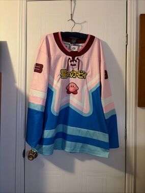 Box Lunch Oversized 2X Kirby Hockey Jersey Unisex